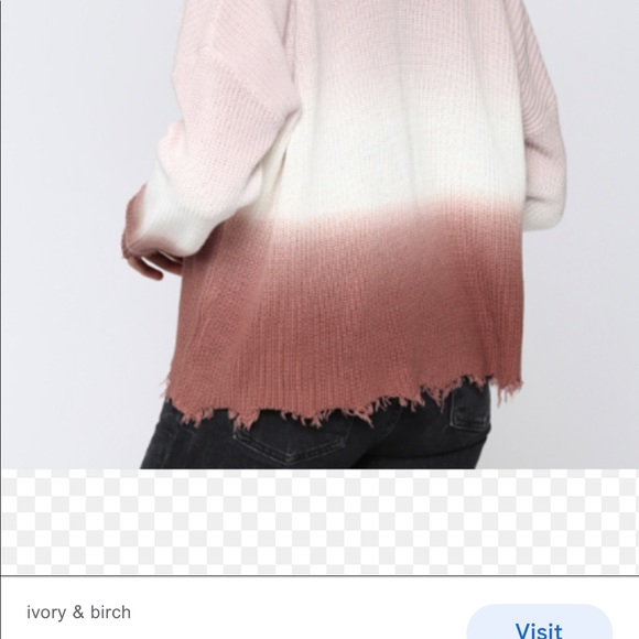 Fate distressed umbre sweater - Picture 2 of 5